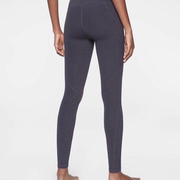 Athleta Salutation Stash Pocket Powervita Full Length - Slate - Picture 2 of 6